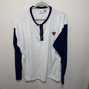 1999 Warner Bros Superman Long Sleeve Shirt Size XL Gray